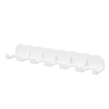 Food Pouch Hanger ABS 6 Holes Food Pouch Hanger Organizer for Round Helicopter Lid Type Yogurt Bottle