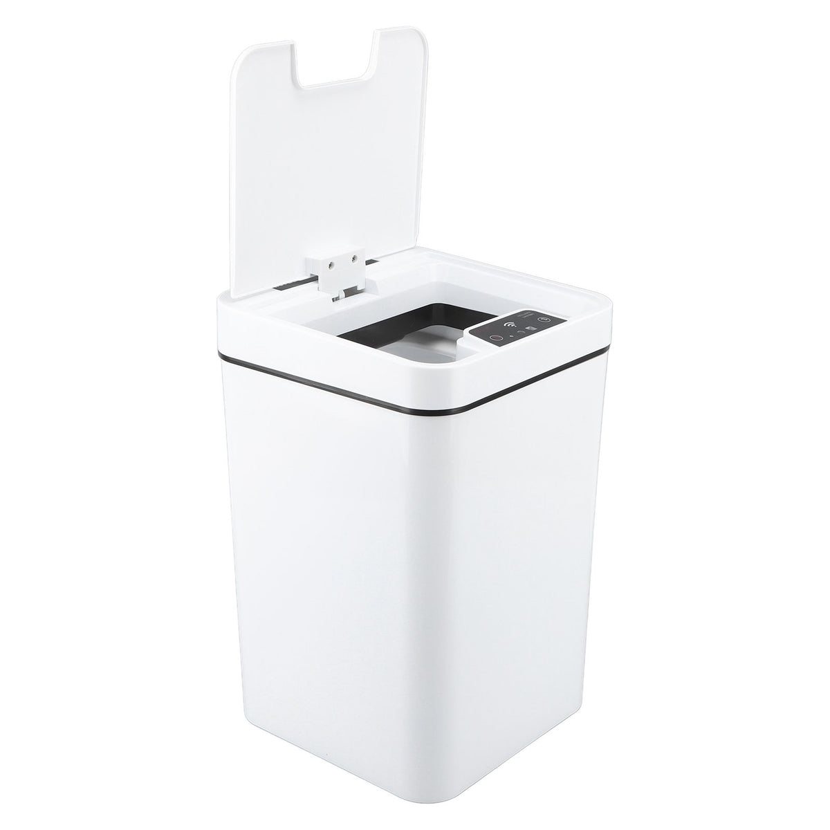Smart Trash Can 18L PP Plastic Motion Sensor Battery Type Automatic Touchless Garbage Bin for Bathroom Hotel Office