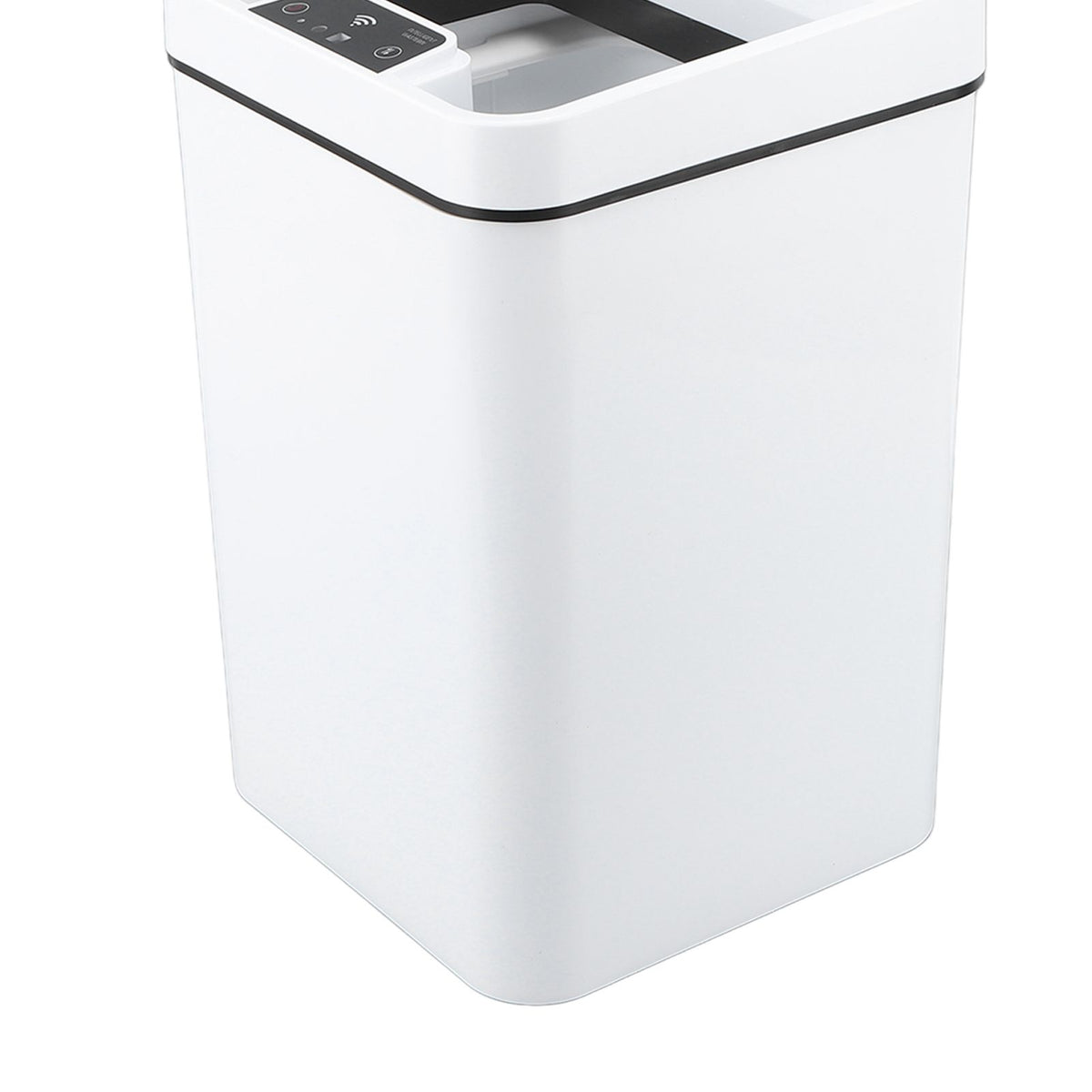 Smart Trash Can 18L PP Plastic Motion Sensor Battery Type Automatic Touchless Garbage Bin for Bathroom Hotel Office
