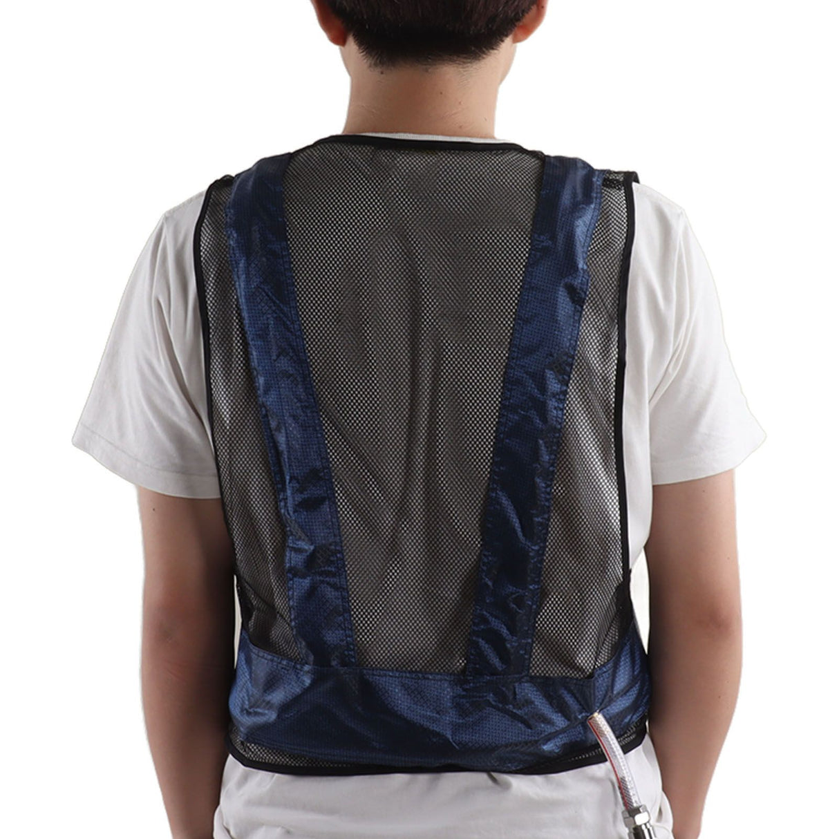 Air Conditioner Waistcoat Reduce Temperature Compressed Air Cooling Welding Vest with Belt Free Size