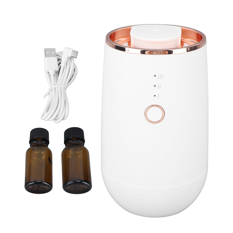 Car Fragrance Machine Non Slip White 5V 2000mAh USB Portable Essential Oil Diffuser for Bedroom