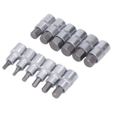 12PCS Drive Socket Set Steel High Hardness Wear Resistant 1/2in Drive Master Impact Socket Set for Auto Repair