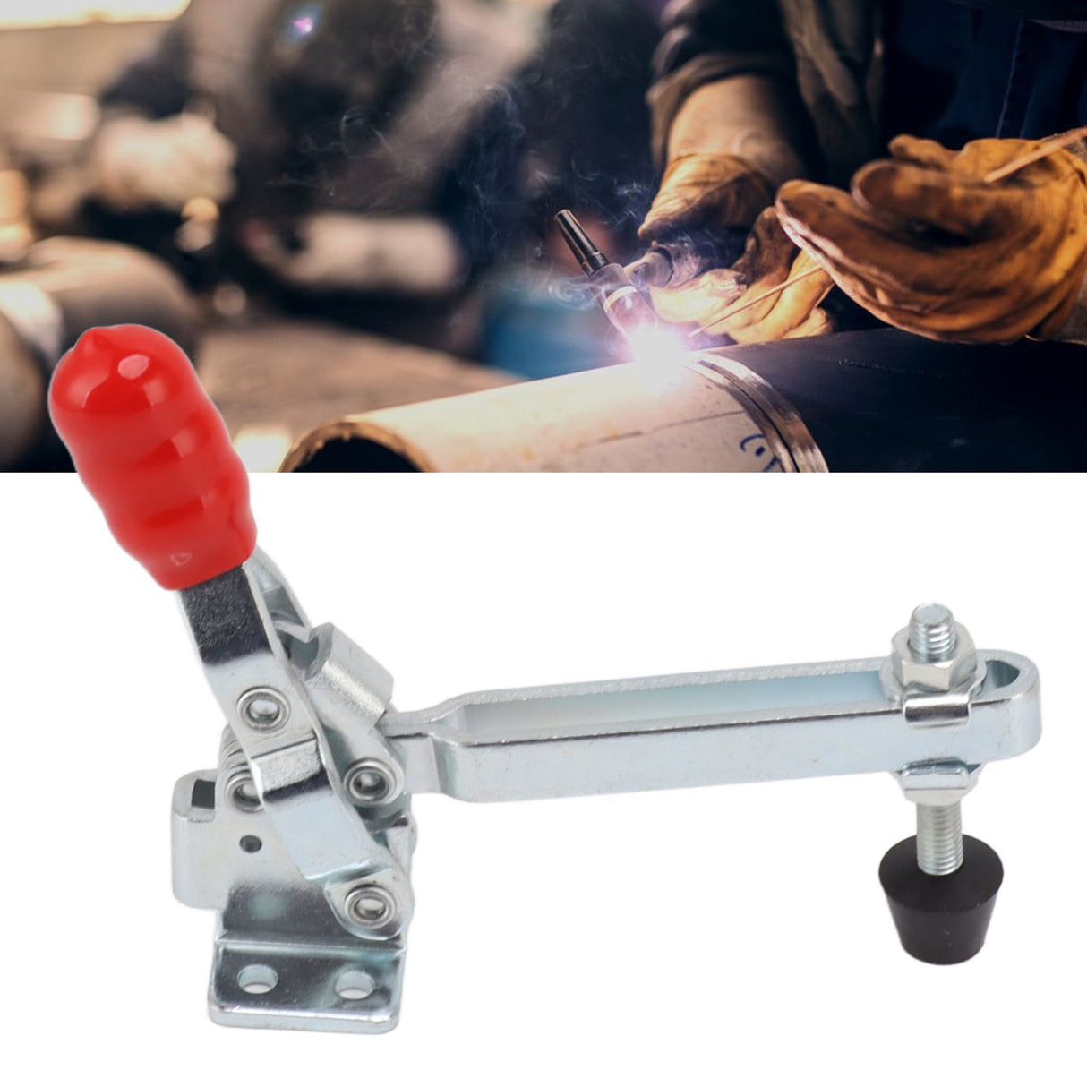Toggle Clamp Adjustable Stainless Steel Quick Release Stroke Clamp for Mechanical Operation