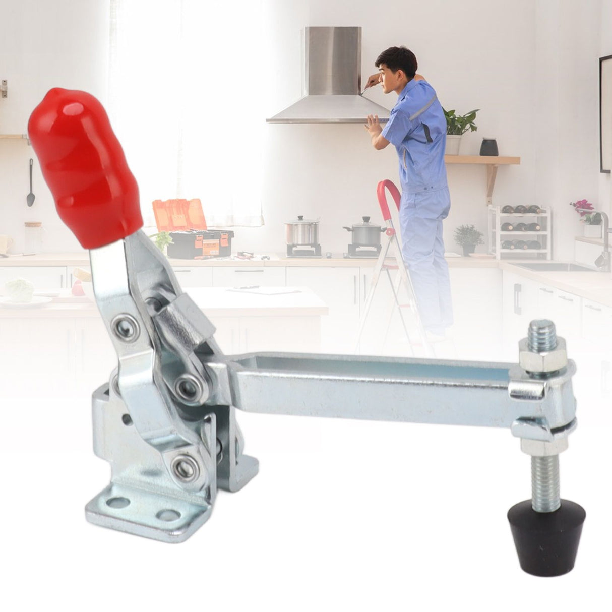 Toggle Clamp Adjustable Stainless Steel Quick Release Stroke Clamp for Mechanical Operation