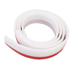 Under Door Draft Stopper TPE Thickening Self Adhesive Windproof Dustproof Noise Insulation Under Door Sweep Seal 6.6ft White