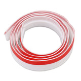 Under Door Draft Stopper TPE Thickening Self Adhesive Windproof Dustproof Noise Insulation Under Door Sweep Seal 6.6ft White