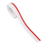 Under Door Draft Stopper TPE Thickening Self Adhesive Windproof Dustproof Noise Insulation Under Door Sweep Seal 6.6ft White