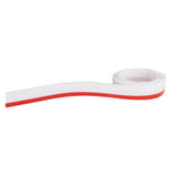 Under Door Draft Stopper TPE Thickening Self Adhesive Windproof Dustproof Noise Insulation Under Door Sweep Seal 6.6ft White - Extra Image