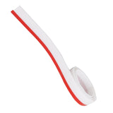Under Door Draft Stopper TPE Thickening Self Adhesive Windproof Dustproof Noise Insulation Under Door Sweep Seal 6.6ft White - Extra Image