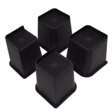 4Pcs Furniture Riser 6in Heavy Duty Slip Proof ABS Bed Rise Lift Block for Chair Sofa