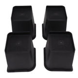 4Pcs Furniture Riser 6in Heavy Duty Slip Proof ABS Bed Rise Lift Block for Chair Sofa - 45-Degree Angle