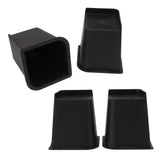 4Pcs Furniture Riser 6in Heavy Duty Slip Proof ABS Bed Rise Lift Block for Chair Sofa - Extra Image