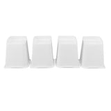 4 Pcs Furniture Risers 6 Inch Raise Trapezoid L Shape Top Anti Slip Bed Sofa Risers Furniture Leg Extender