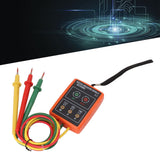 60V‑600V Three Phase Sequence Meter High Efficiency AC Phase Rotation Tester with LED Indicator Detector