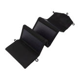 Solar Panel Folding Bag Dual USB Output Portable Foldable Solar Charger for Outdoor Camping Travel 20W 5V