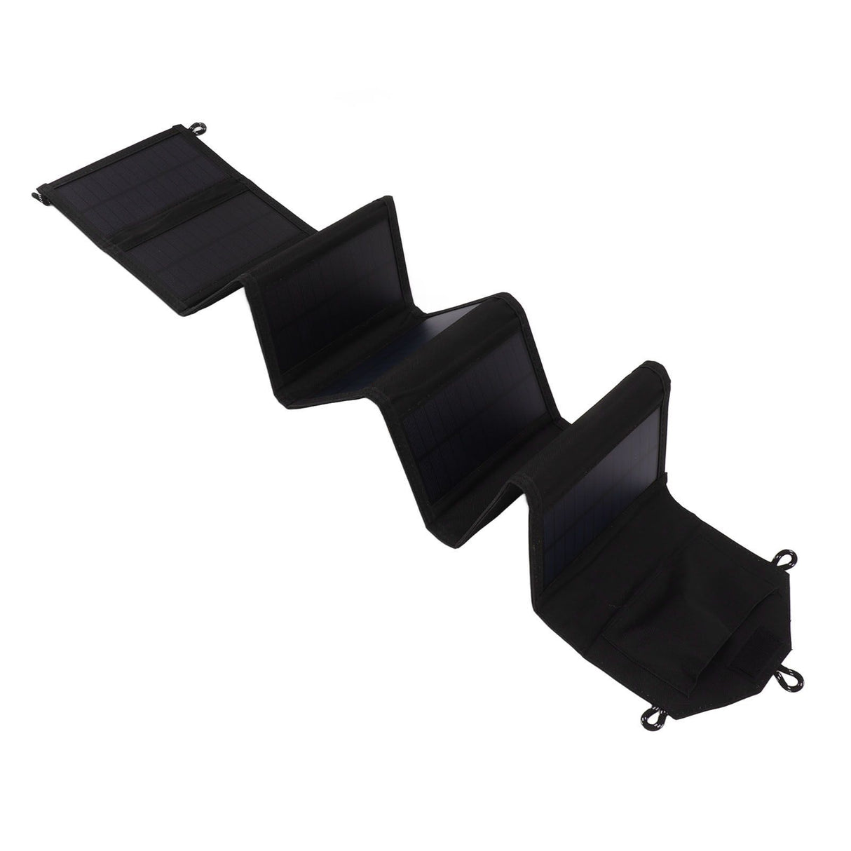 Solar Panel Folding Bag Dual USB Output Portable Foldable Solar Charger for Outdoor Camping Travel 20W 5V