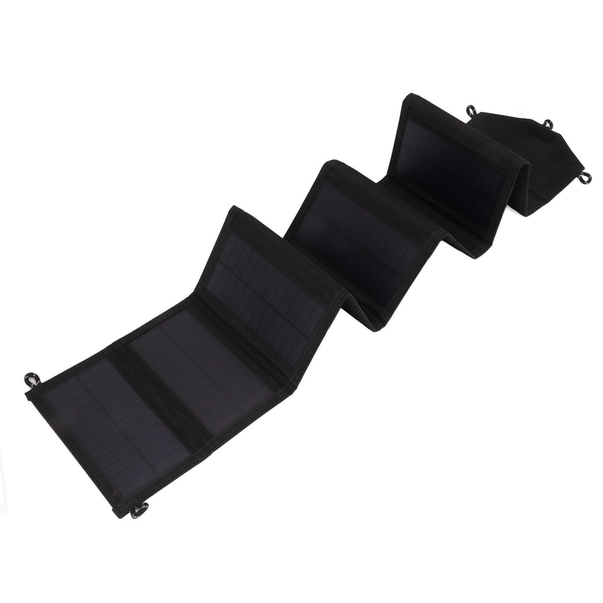 Solar Panel Folding Bag Dual USB Output Portable Foldable Solar Charger for Outdoor Camping Travel 20W 5V