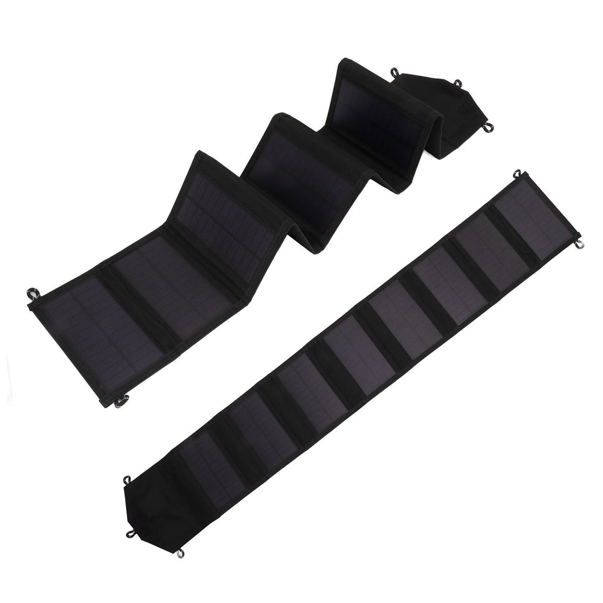 Solar Panel Folding Bag Dual USB Output Portable Foldable Solar Charger for Outdoor Camping Travel 20W 5V