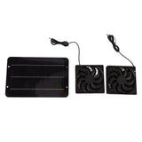 Solar Powered Fan Kit Waterproof Portable 10W 12V for Chicken Coop Greenhouse Dog House Shed Exhaust Cooling Ventilation