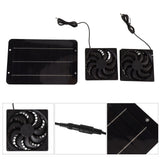 Solar Powered Fan Kit Waterproof Portable 10W 12V for Chicken Coop Greenhouse Dog House Shed Exhaust Cooling Ventilation - Extra Image
