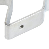 10PCS Rail Mounting U Bracket C45 Stainless Steel Guide Rail Inclined Support U Shaped Connector Bracket M5 Hole