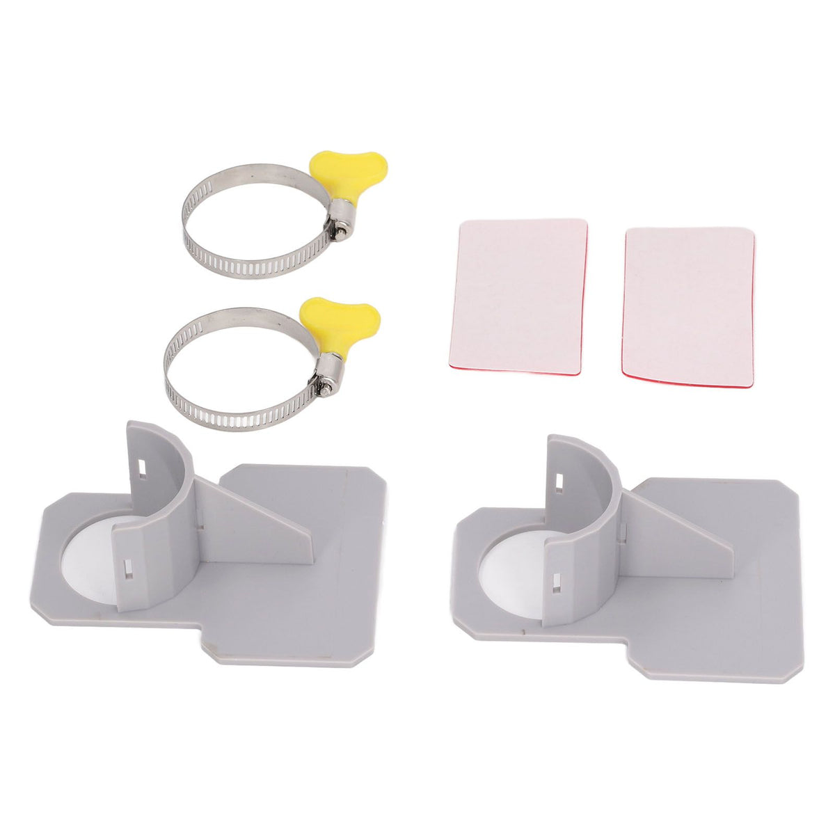 Swimming Pool Pipe Holders Above Ground Swimming Pool Hose Support Brackets with Tape Cable Tie for Preventing Pipes Sagging Accessory
