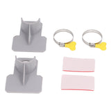 Swimming Pool Pipe Holders Above Ground Swimming Pool Hose Support Brackets with Tape Cable Tie for Preventing Pipes Sagging Accessory