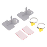 Swimming Pool Pipe Holders Above Ground Swimming Pool Hose Support Brackets with Tape Cable Tie for Preventing Pipes Sagging Accessory