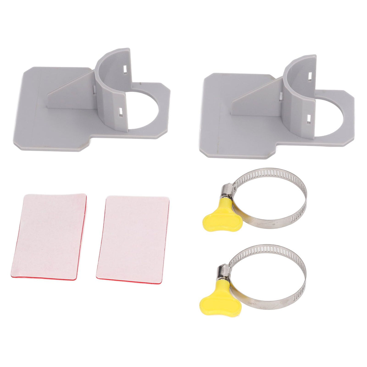 Swimming Pool Pipe Holders Above Ground Swimming Pool Hose Support Brackets with Tape Cable Tie for Preventing Pipes Sagging Accessory