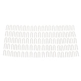 100PCS High Temperature Nichrome Jump Ring Mini U Hanger Hooks for Ceramic Ornament Jewelry Necklace Making
