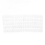 100PCS High Temperature Nichrome Jump Ring Mini U Hanger Hooks for Ceramic Ornament Jewelry Necklace Making