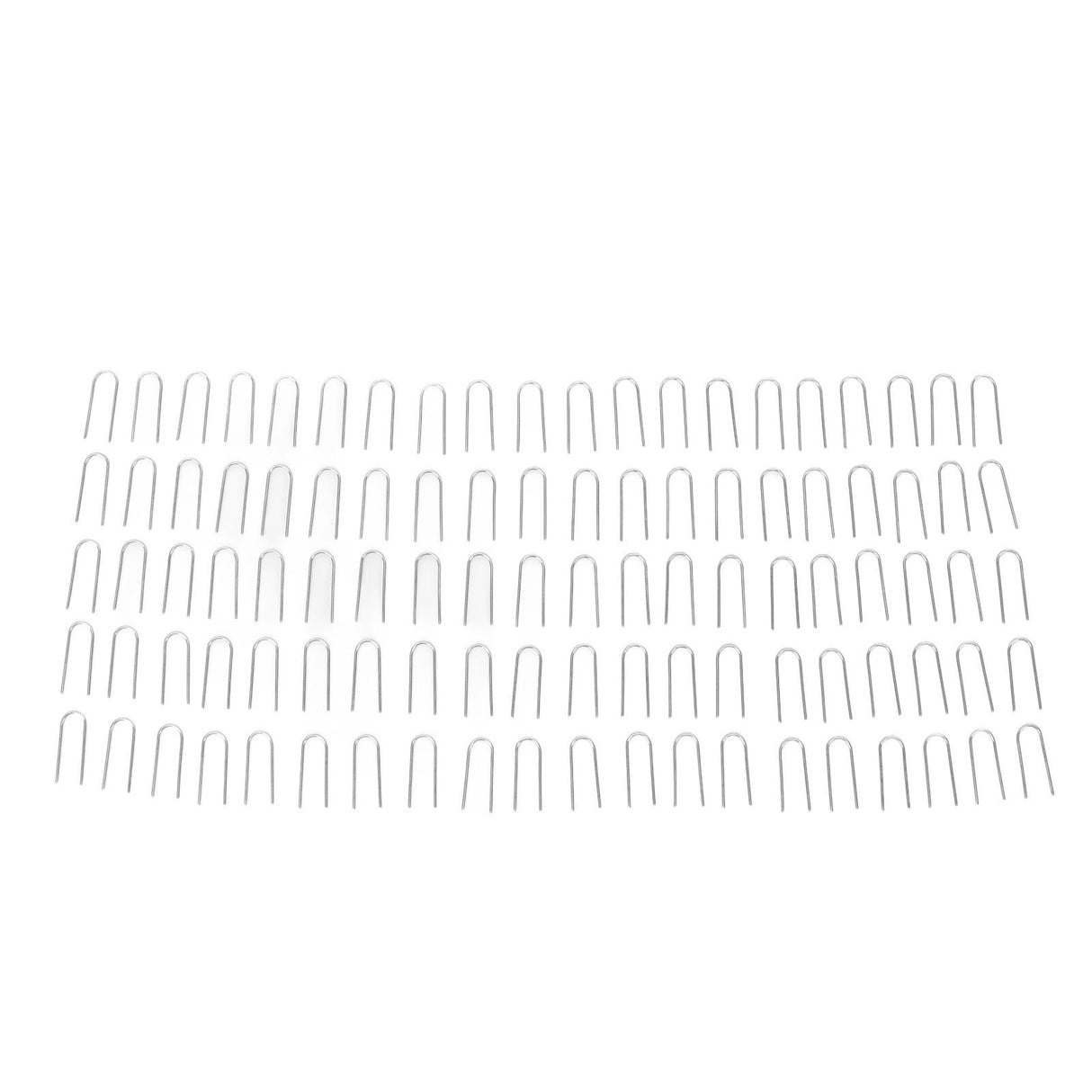 100PCS High Temperature Nichrome Jump Ring Mini U Hanger Hooks for Ceramic Ornament Jewelry Necklace Making