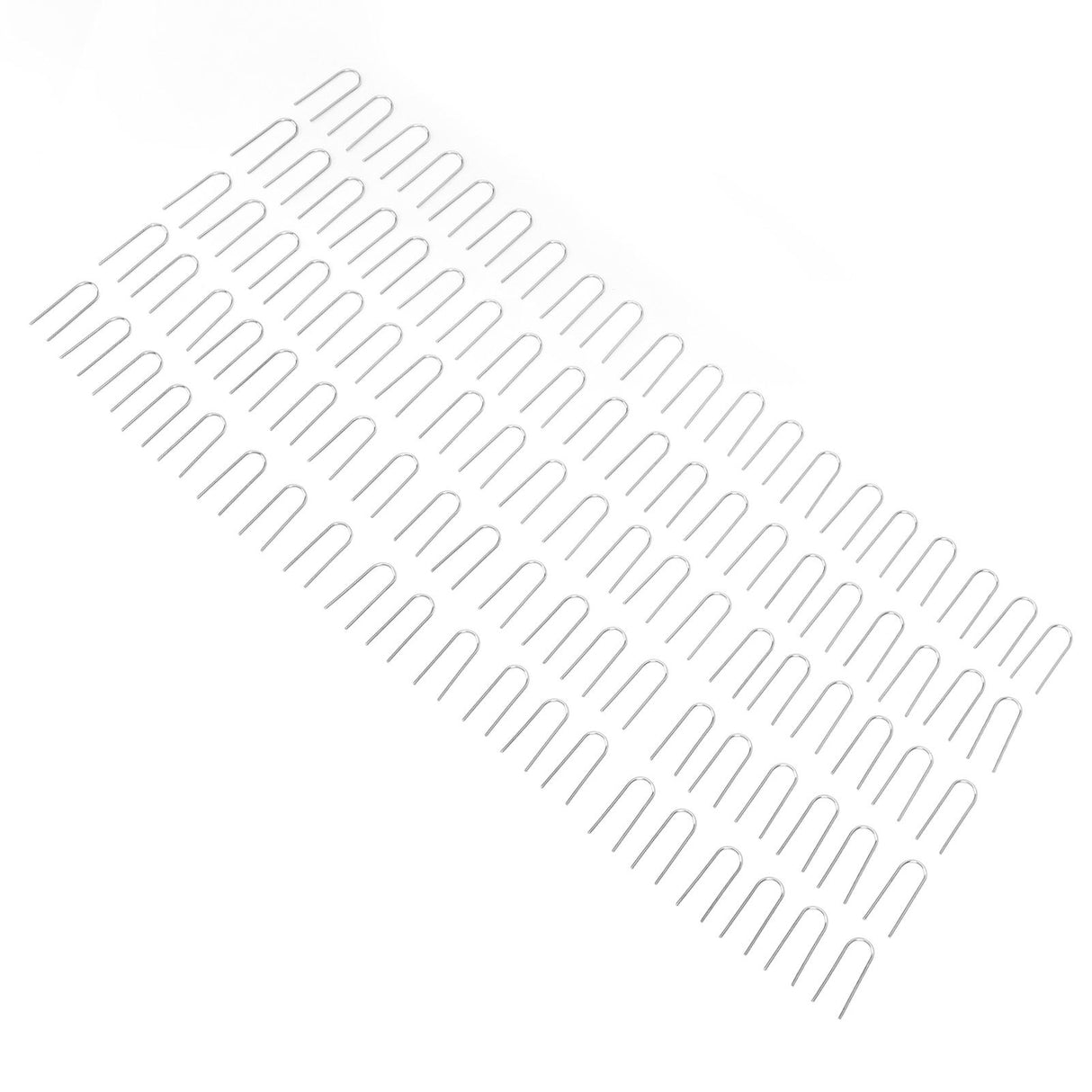 100PCS High Temperature Nichrome Jump Ring Mini U Hanger Hooks for Ceramic Ornament Jewelry Necklace Making