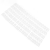 100PCS High Temperature Nichrome Jump Ring Mini U Hanger Hooks for Ceramic Ornament Jewelry Necklace Making