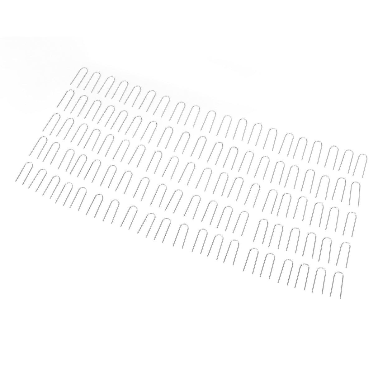 100PCS High Temperature Nichrome Jump Ring Mini U Hanger Hooks for Ceramic Ornament Jewelry Necklace Making