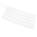 100PCS High Temperature Nichrome Jump Ring Mini U Hanger Hooks for Ceramic Ornament Jewelry Necklace Making