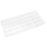 100PCS High Temperature Nichrome Jump Ring Mini U Hanger Hooks for Ceramic Ornament Jewelry Necklace Making