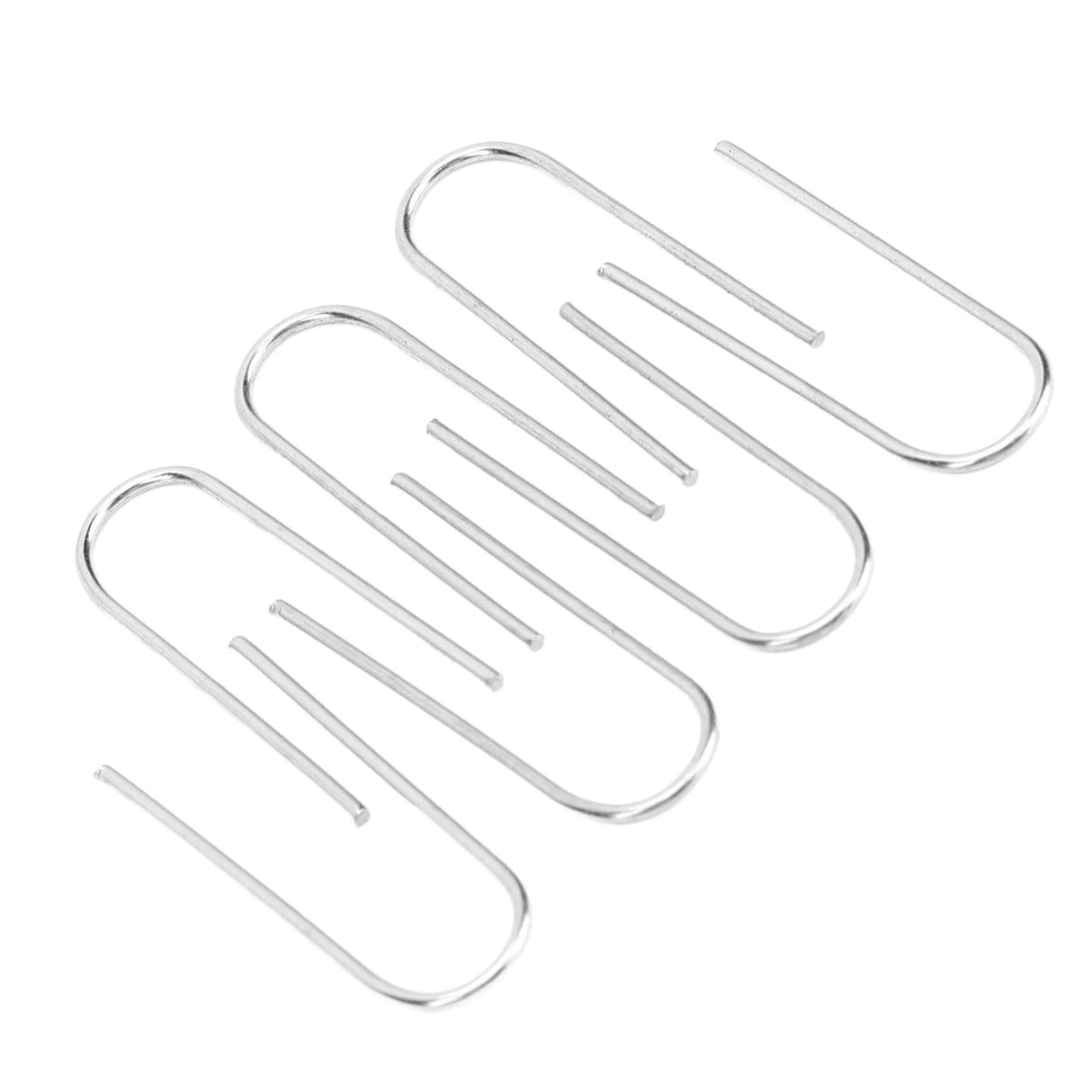 100PCS High Temperature Nichrome Jump Ring Mini U Hanger Hooks for Ceramic Ornament Jewelry Necklace Making