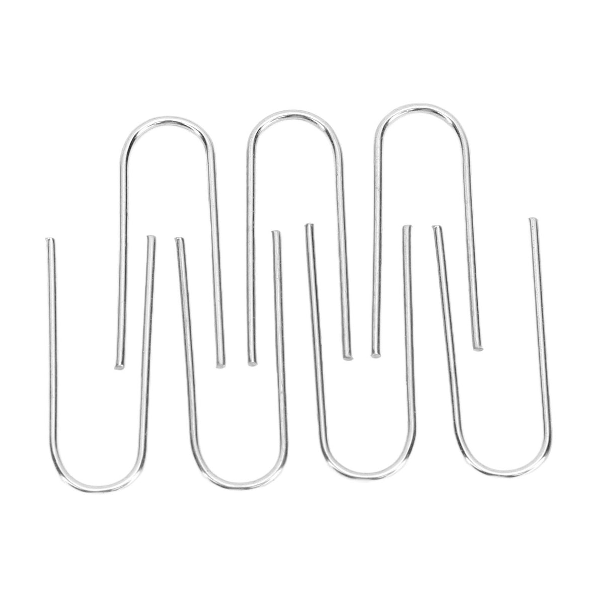 100PCS High Temperature Nichrome Jump Ring Mini U Hanger Hooks for Ceramic Ornament Jewelry Necklace Making