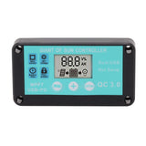 Solar Charge Controller Dual USB Output Fast Charging Solar Panel Regulator 12V/24V for Household Industry 10A