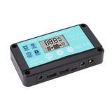 Solar Charge Controller Dual USB Output Fast Charging Solar Panel Regulator 12V/24V for Household Industry 80A - 45-Degree Angle
