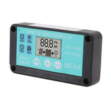 Solar Charge Controller Dual USB Output Fast Charging Solar Panel Regulator 12V/24V for Household Industry 80A - Close-Up Angle