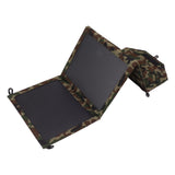 Foldable Solar Panel Dual USB Lightweight 30W Portable Solar Phone Charger Panel for Automobile 12V - Front View