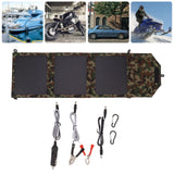 Foldable Solar Panel Dual USB Lightweight 30W Portable Solar Phone Charger Panel for Automobile 12V - Extra Image
