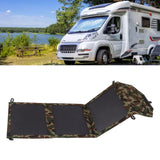 Foldable Solar Panel Dual USB Lightweight 30W Portable Solar Phone Charger Panel for Automobile 12V