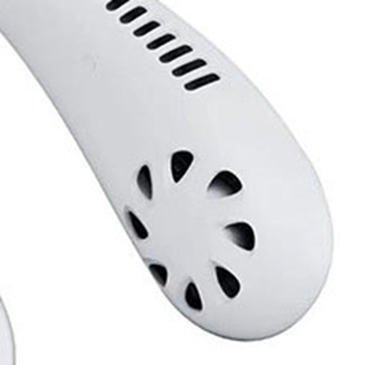 Bladeless Neck Fan USB Charging 2000 MAh Battery Portable Hand Free Neck Fan for Outdoor Camping Office White