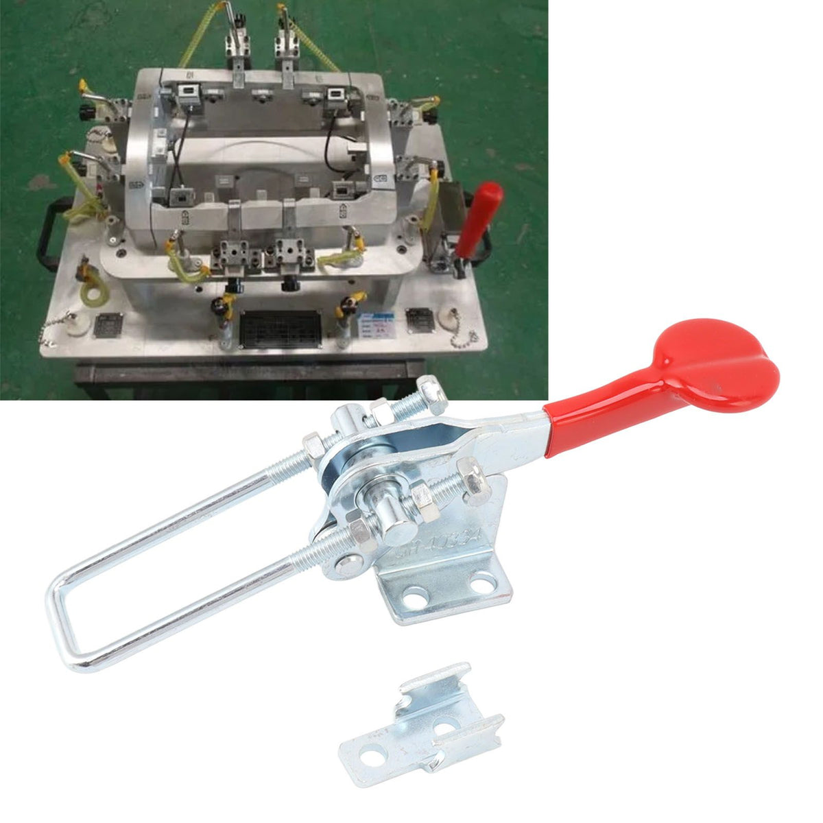 Heavy Duty Toggle Clamp Latch Pull Latch Clamps 90 Degree Adjustable Quick Release Hasp Clamp