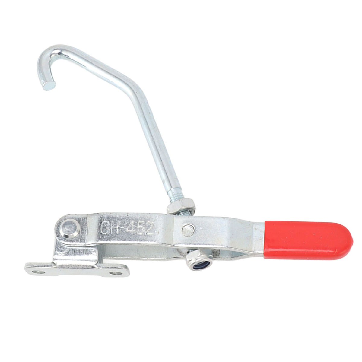J Hook Toggle Clamp GH 452 Adjustable Quick Release Pull Latch Heavy Duty Toggle Latch Clamp for Door Case Trunk Smoker Lid