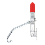 J Hook Toggle Clamp GH 452 Adjustable Quick Release Pull Latch Heavy Duty Toggle Latch Clamp for Door Case Trunk Smoker Lid - Low Angle