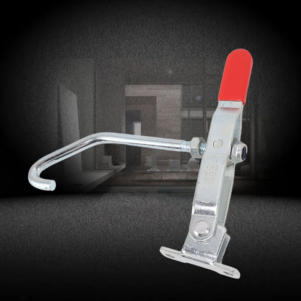 J Hook Toggle Clamp GH 452 Adjustable Quick Release Pull Latch Heavy Duty Toggle Latch Clamp for Door Case Trunk Smoker Lid